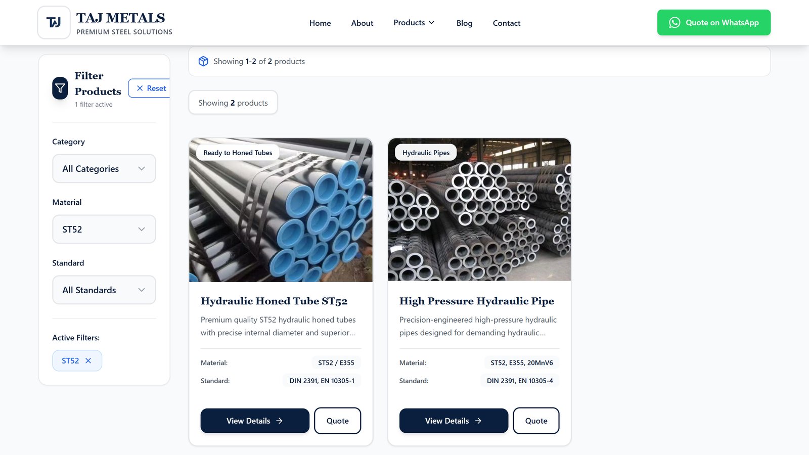 Products filtered by material